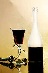 Image showing Red wine