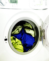 Image showing Clothes in laundry