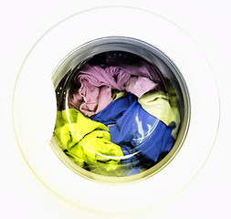 Image showing Clothes in laundry