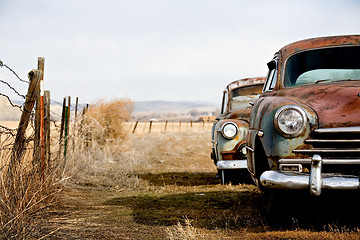 Image showing vintage cars