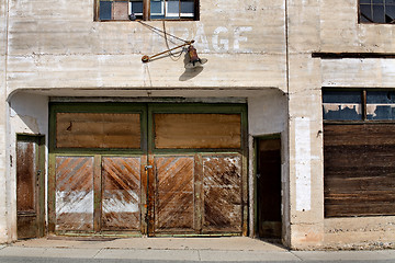 Image showing old abandoned garage