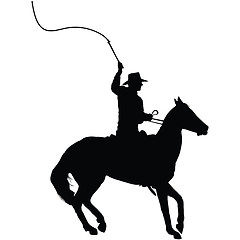 Image showing Horseman with Whip