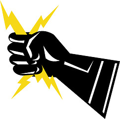 Image showing Hand Electricity Power