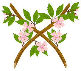 Image showing Cherry Blossom Flower Branch