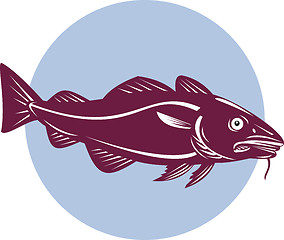 Image showing Atlantic Codfish Retro