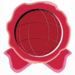 Image showing Globe Red