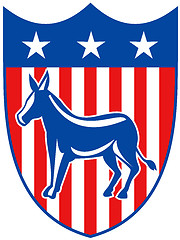 Image showing Democrat Donkey Mascot