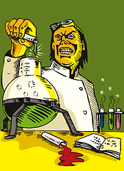 Image showing Scientist Lab Researcher Chemist Retro