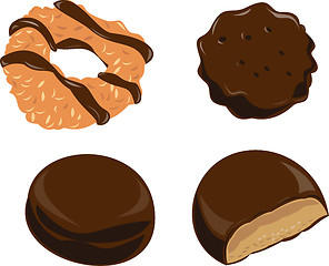 Image showing Girl Scout Cookies Chocolate