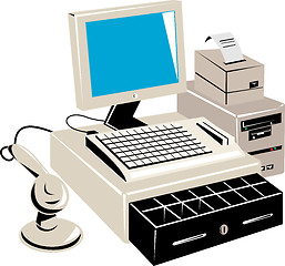 Image showing Computer Cash Register