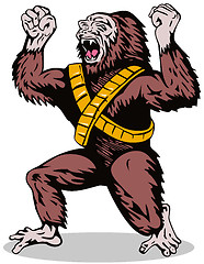 Image showing Villain Gorillaman Angry