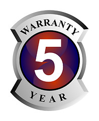 Image showing 5 Year Warranty Shield