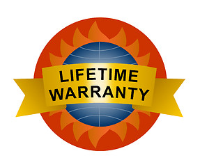 Image showing Lifetime Warranty Sign