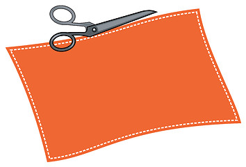 Image showing Scissors Cutting Coupon
