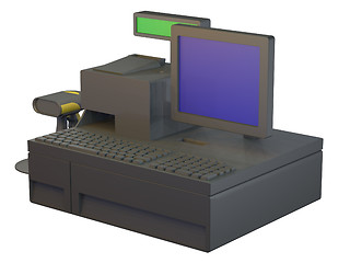 Image showing Computer Cash Register