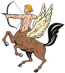 Image showing Centaur Bow Arrow Shooting