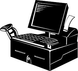 Image showing Computer Cash Register