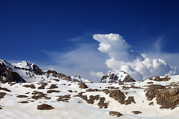 Image showing Mountains in nice day