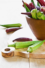 Image showing Okra