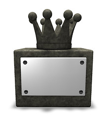 Image showing stone crown