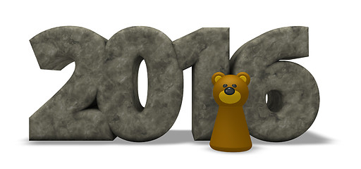 Image showing bear year 2016