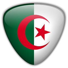 Image showing Algeria Flag Glossy Button