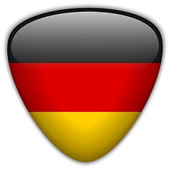 Image showing Germany Flag Glossy Button