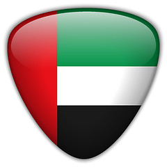 Image showing Emirates Flag Glossy Button