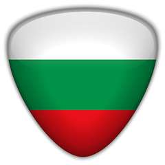 Image showing Bulgaria Flag Glossy Button