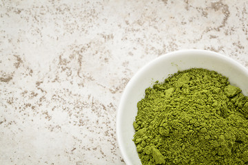 Image showing moringa leaf powder