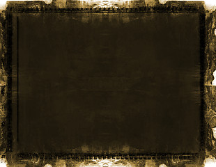 Image showing Grunge border and background