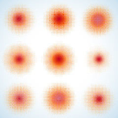 Image showing Abstract halftone circle design. EPS 10