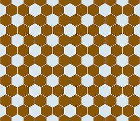 Image showing Hexagon pattern seamless.