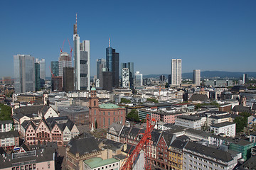 Image showing Aerial view of Frankfurt