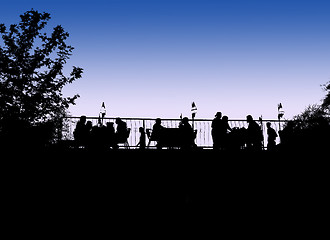 Image showing evening diner