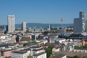 Image showing Aerial view of Frankfurt