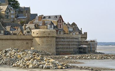 Image showing around Mont Saint Michel Abbey