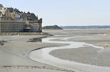 Image showing around Mont Saint Michel Abbey