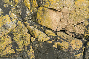 Image showing rock formation near Mont Saint Michel Abbey