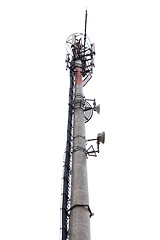 Image showing Cellular communication tower