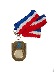 Image showing Old medal isolated