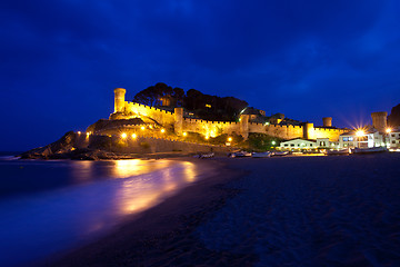 Image showing old fortress on the coast