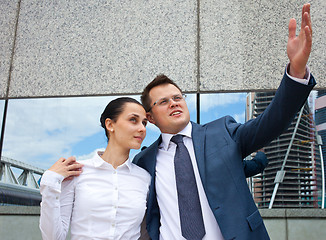 Image showing Successful business couple