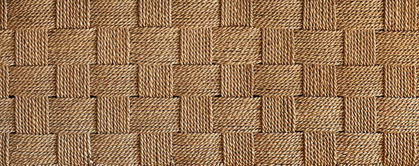 Image showing horizontal natural fibers weaving background