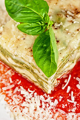 Image showing lasagna