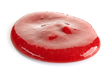 Image showing sweet strawberry sauce