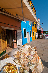 Image showing Venice Italy burano souvenir shop