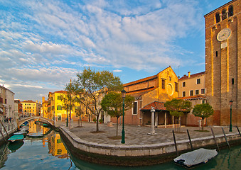 Image showing Venice Italy San Nicolo dei mendicoli church