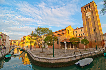 Image showing Venice Italy San Nicolo dei mendicoli church