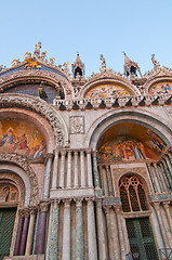Image showing Venice Italy San marco Basilica church